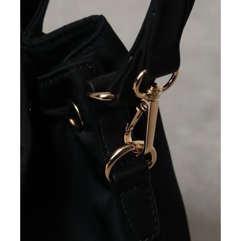 日本代購🇯🇵 Beverly Hills Polo Club馬球標誌刺繡2WAY尼龍水桶包 抽繩包 束口包-細節圖8