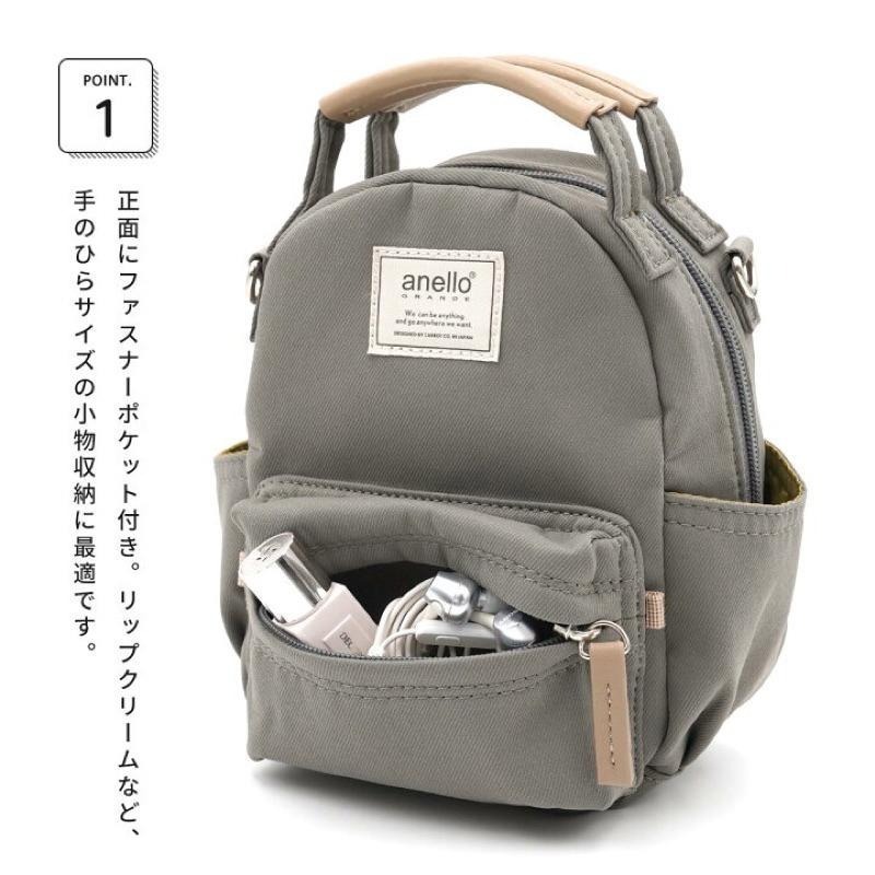 日本代購🇯🇵 Anello Grande 2WAY 迷你單肩包 斜挎包 斜肩包 迷你手提包 小廢包 GHM0559-細節圖2
