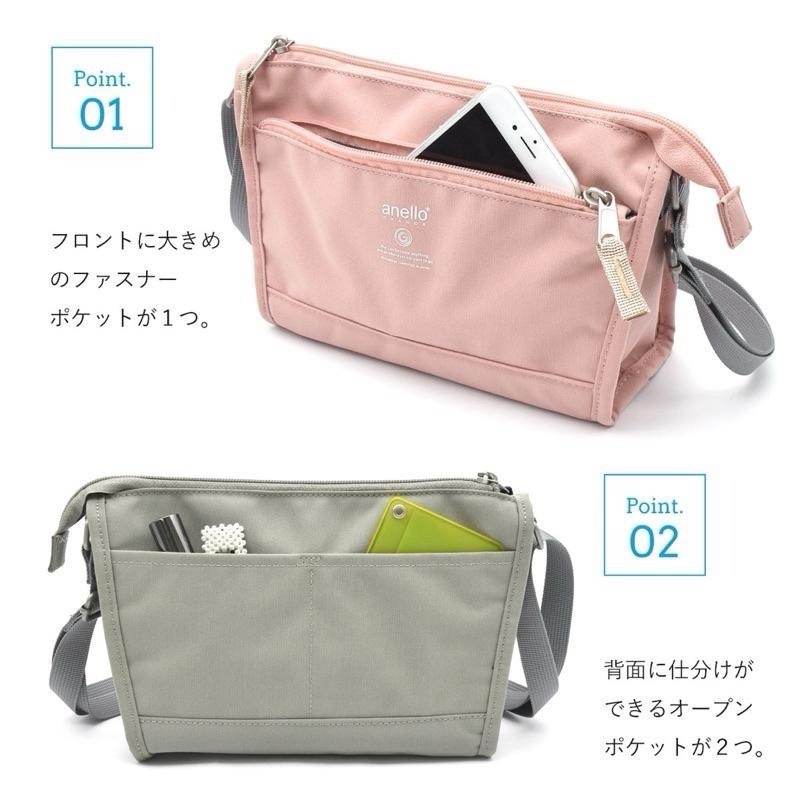 日本代購🇯🇵 Anello GRANDE CABIN 防潑水輕量斜背包 GTM0173Z 迷你肩背包 單肩包防盜包-細節圖3