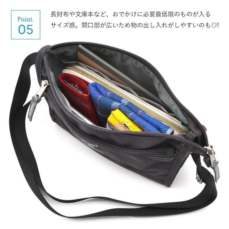 日本代購🇯🇵 Anello GRANDE CABIN 防潑水輕量斜背包 GTM0173Z 迷你肩背包 單肩包防盜包-細節圖5