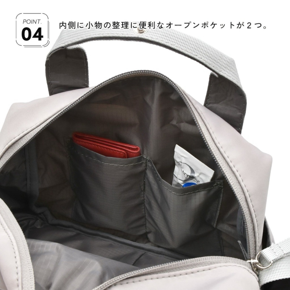 日本代購🇯🇵 Anello Grande 2way防水波士頓包 兩用包 莫蘭迪色 手提包 肩背包 斜背包 GHN1093-細節圖5