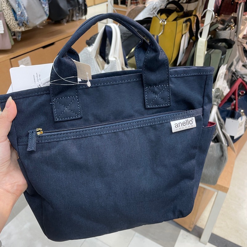 日本代購🇯🇵 anello GRANDE 輕量防潑水托特包 單肩包 便當袋手提包 2way側背包 GUH2315Z-規格圖1