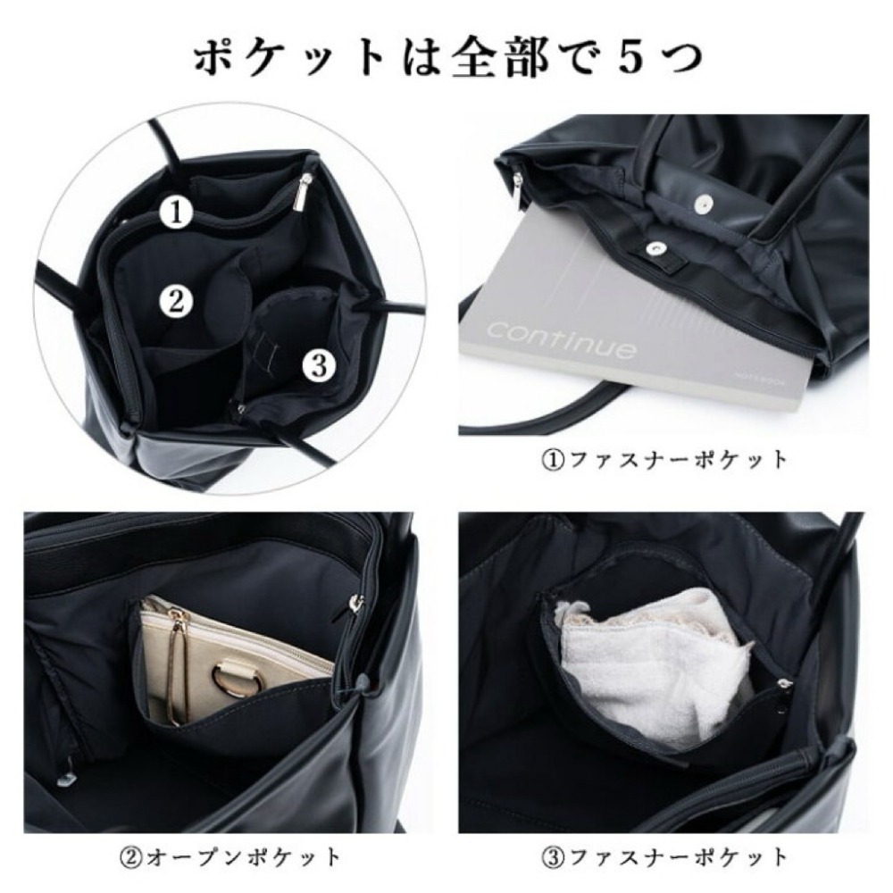 日本代購🇯🇵 Legato Largo 減壓皮革筆電包 大容量公事包樂肩托特包肩背包平板袋通勤包 LH-W0161-細節圖4