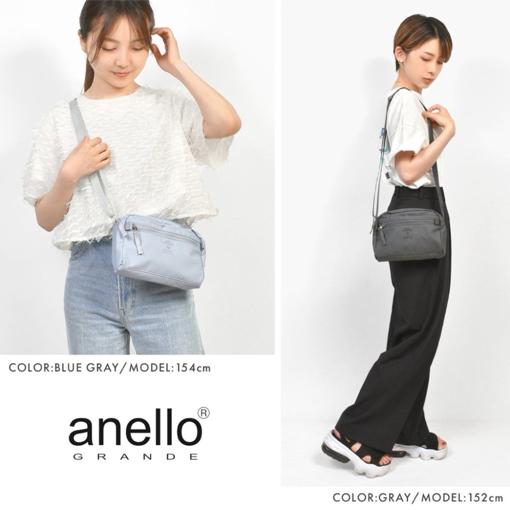 日本代購🇯🇵  anello GRANDE 多機能防潑水單肩包 防盜迷你斜背包霧面側背包啞光肩背包 GTM0991-細節圖7