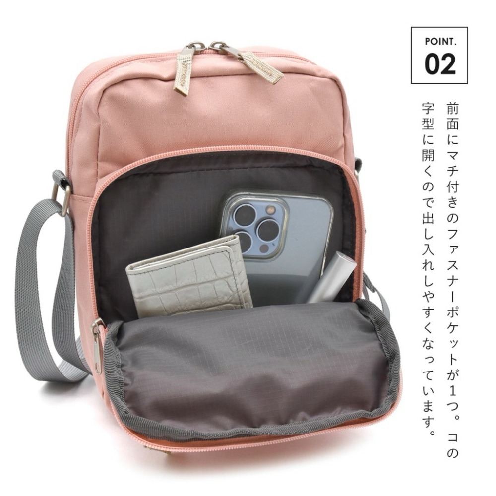 日本代購🇯🇵 anello Grande 防潑水輕量單肩包 防盜多功能斜背包迷你肩背包直立式收納包 GTM0456-細節圖3