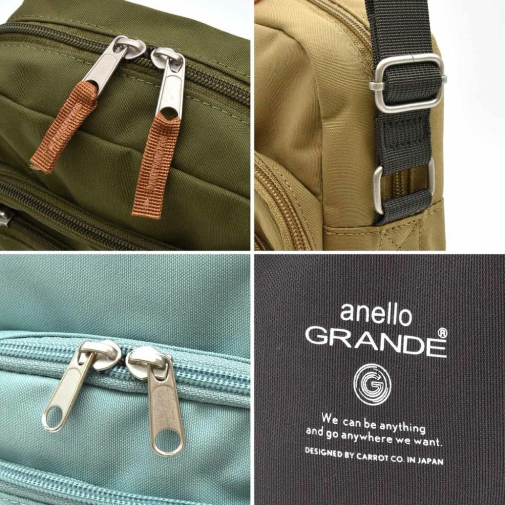 日本代購🇯🇵 anello Grande 防潑水輕量單肩包 防盜多功能斜背包迷你肩背包直立式收納包 GTM0456-細節圖7