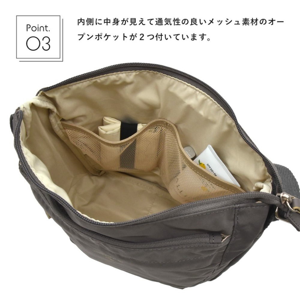 日本代購🇯🇵 anello Grande 多層收納大容量斜背包 肩背包A5側背包通勤包休閒旅遊包 GTM0318-細節圖5