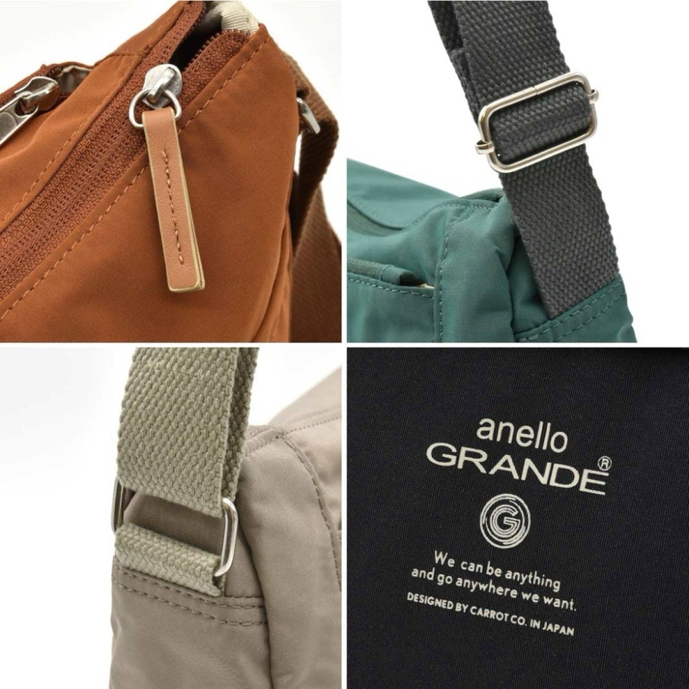 日本代購🇯🇵 anello Grande 多層收納大容量斜背包 肩背包A5側背包通勤包休閒旅遊包 GTM0318-細節圖9