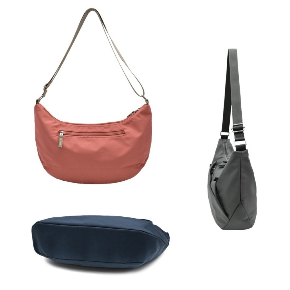 日本代購🇯🇵 anello Grande 雙面防潑水牛角包 輕量水餃包大容量斜背包腰包胸包肩背包單肩包GHH361-細節圖8