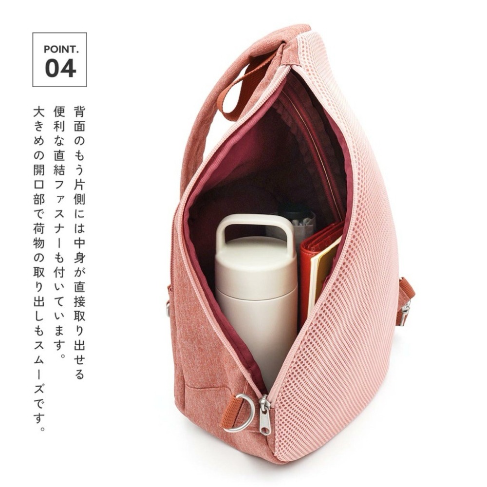 日本代購🇯🇵 anello Grande 防潑水輕量斜背包 水滴型腰包胸包 大容量側背包肩背包單肩包GTB4771-細節圖5