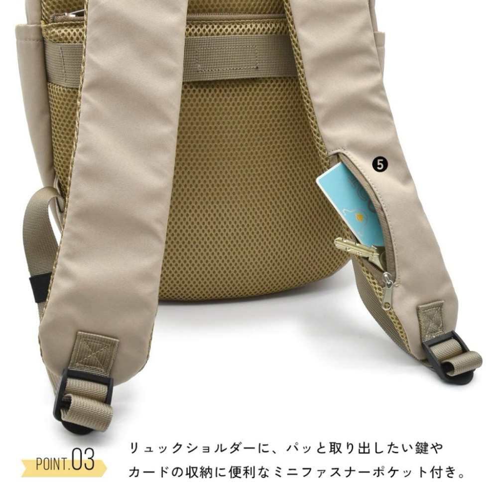 日本代購🇯🇵 anello Grande 雙面防潑水輕量筆電包大容量後背包 13吋筆電包公事包通勤包GHH3603-細節圖4