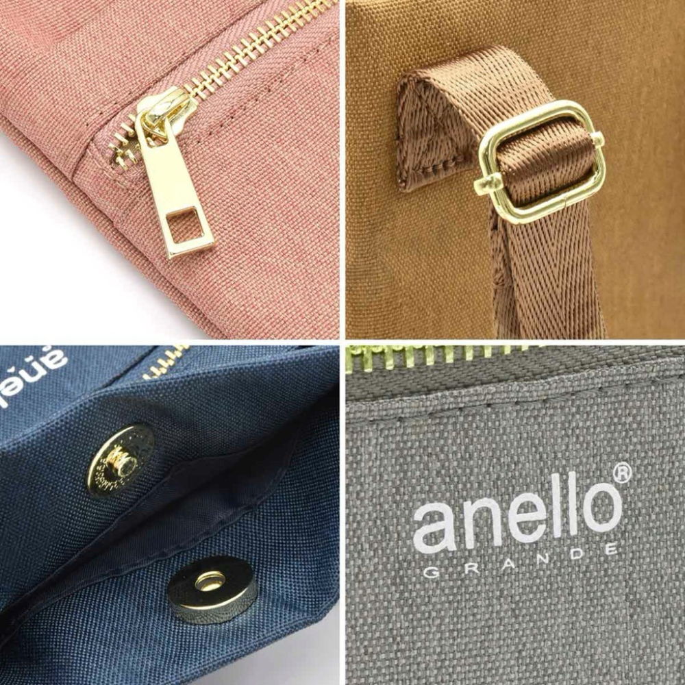日本代購🇯🇵 anello GRANDE 防潑水迷你單肩包 側背包 副包小包 斜背包手機袋迷你肩背包GTM0422-細節圖7