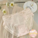 中大尺碼 性感蕾絲腰間簍空內褲 內著 女性內褲 XL-XXL可穿 60-100公斤可穿【微果搭波】(WG002)-規格圖11