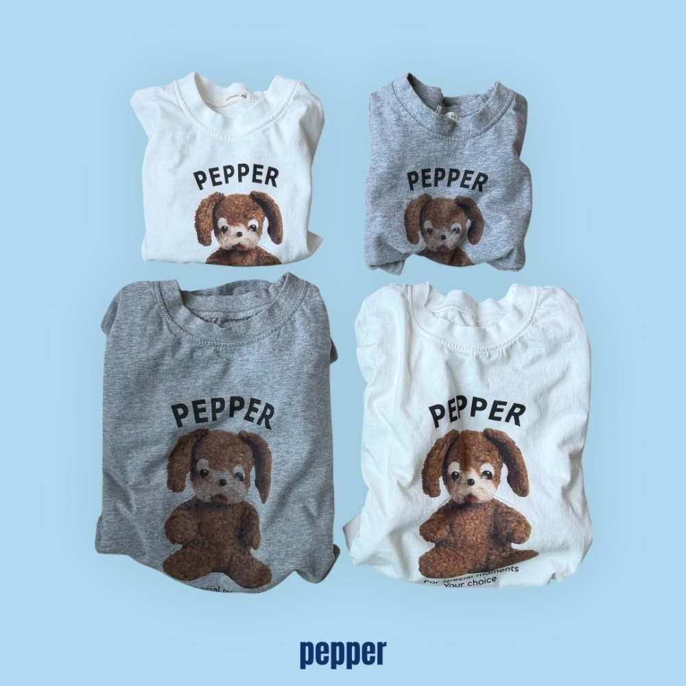 現貨 在台現貨 PEPPER 小狗親子棉T-細節圖4