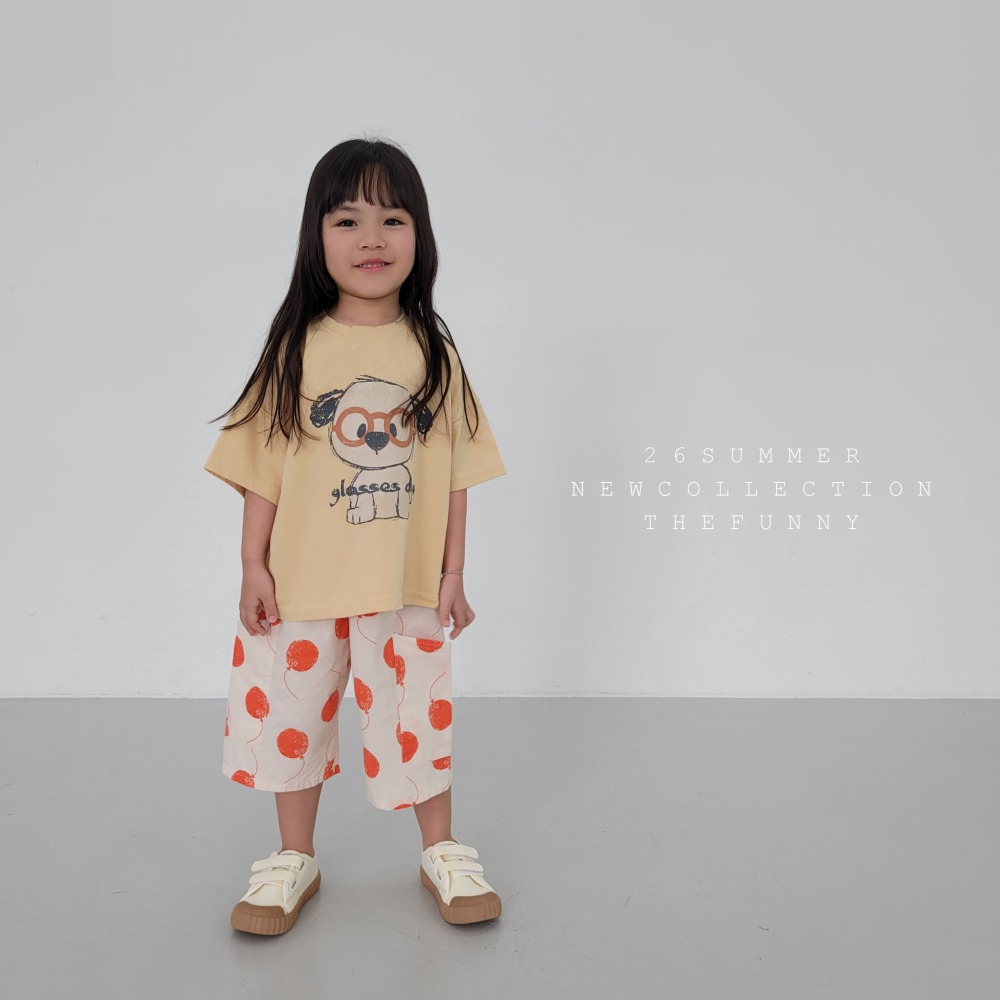 現貨 在台現貨 正韓童裝 the funny 52 眼鏡狗狗短T-細節圖9