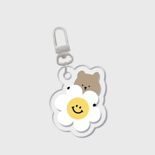 微笑太陽花熊熊 momocase QUOKKA 可愛 壓克力 吊飾 手機殼吊飾 AirPods吊飾 鑰匙圈
