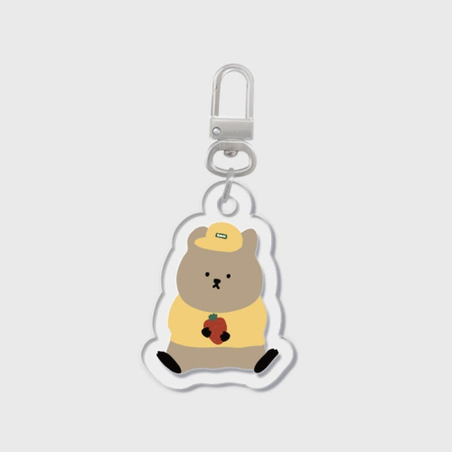 野草莓熊熊 momocase QUOKKA 可愛 壓克力 吊飾 手機殼吊飾 AirPods吊飾 鑰匙圈