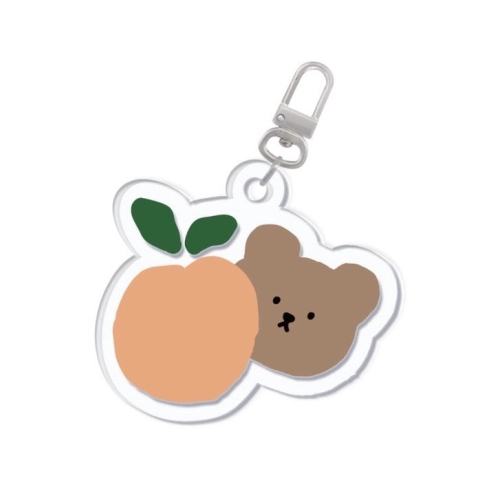 橘子熊熊 momocase QUOKKA 可愛 壓克力 吊飾 手機殼吊飾 AirPods吊飾 鑰匙圈