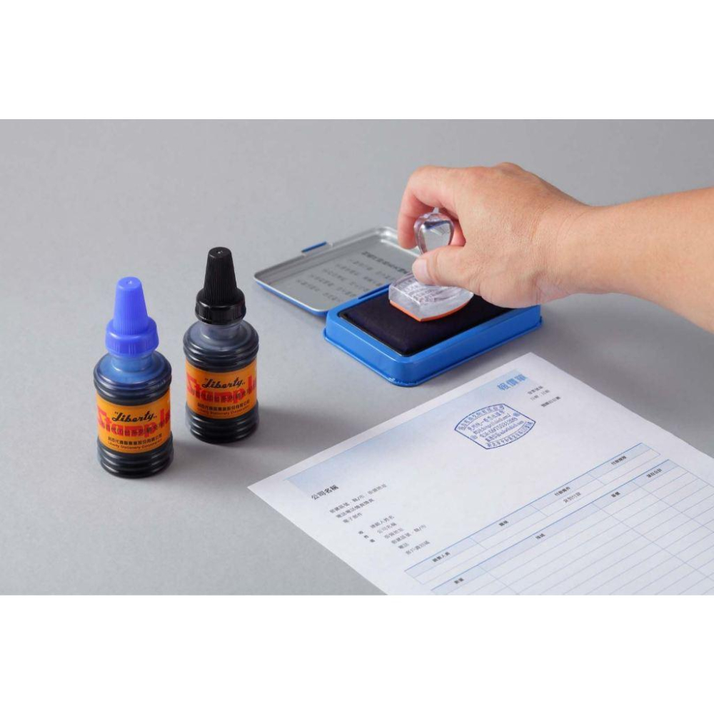 RL生活文具 利百代 LIBERTY 打印水(塑膠瓶)55ml SI-02 印台補充 環保包裝 補充液/印泥/打印台-細節圖5