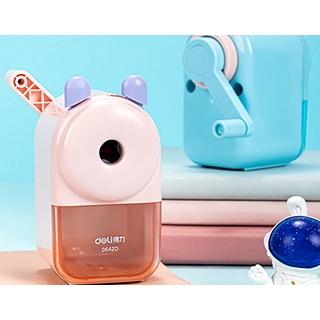 RL生活文具 Deli 得力 大小通吃削鉛筆機 0642D //104x103x54mm-細節圖2