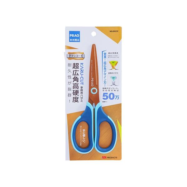 RL生活文具 SDI 手牌 PRAG超廣角鈦金屬事務剪刀 剪刀 超高耐久度剪刀 鈦金屬剪刀 50萬次 0927C-細節圖2
