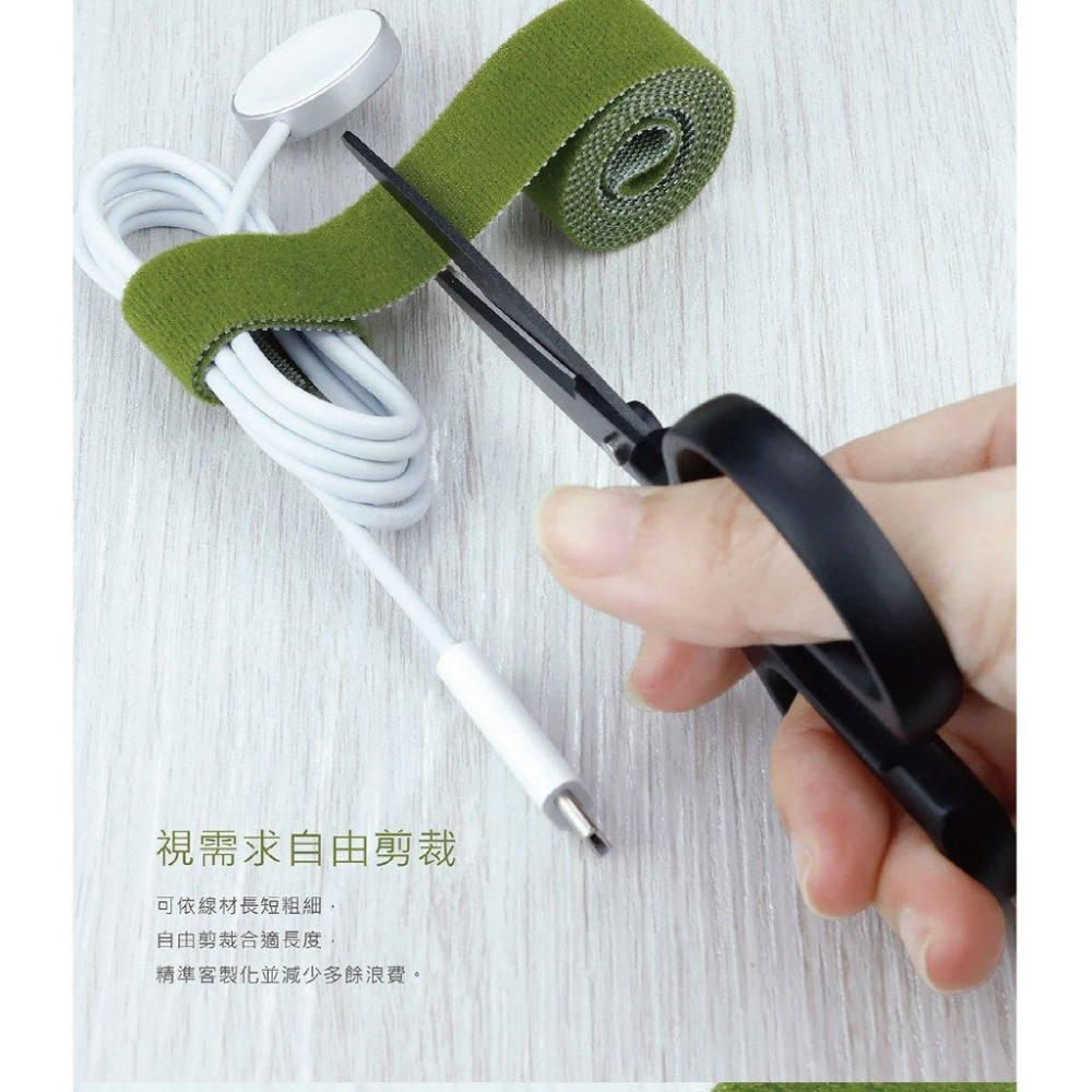 RL生活文具 ABEL 力大 DIY魔鬼氈束線帶 魔鬼氈 束線帶 束帶 黏扣帶-細節圖4