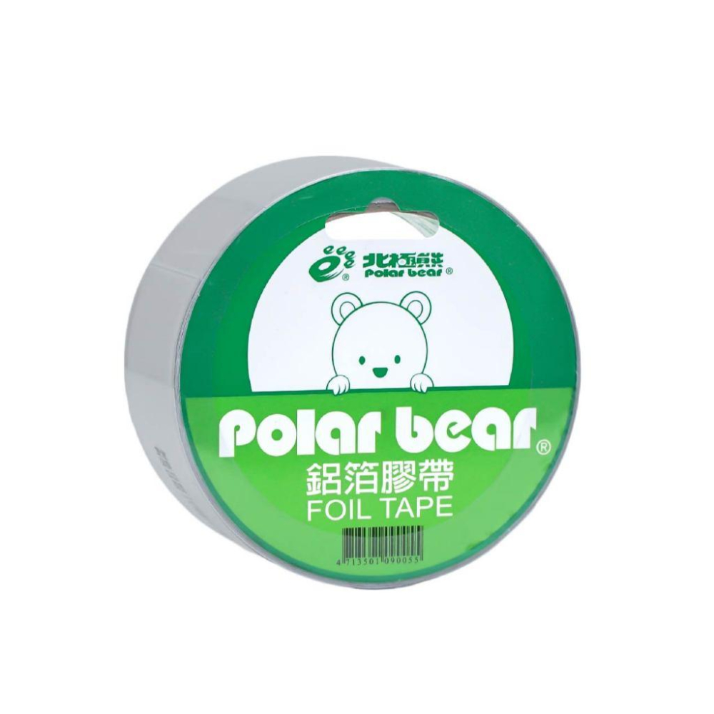 RL生活文具 北極熊 鋁箔膠帶 防水膠帶 修補膠帶 耐溫膠帶 屋頂補修 補漏 POLAR BEAR-細節圖2