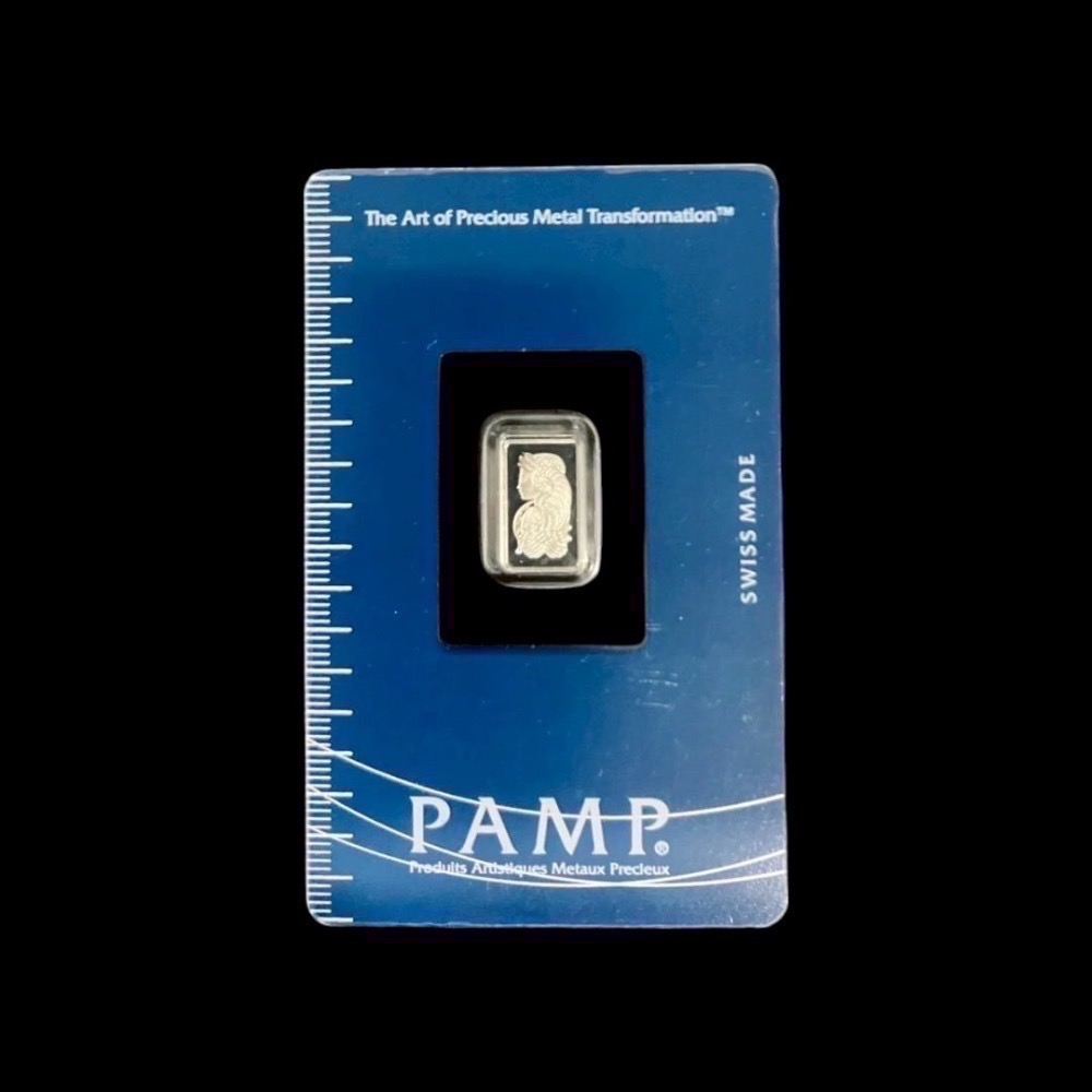 財富女神 鈀金 1公克 條塊 1g PAMP 幸運女神-規格圖2