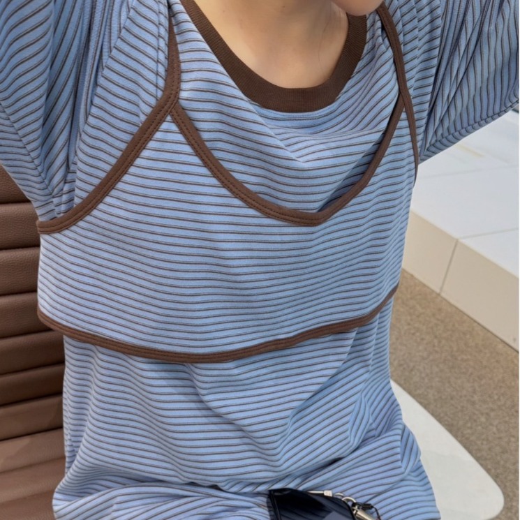 航線細節滿滿1+1上衣-細節圖2