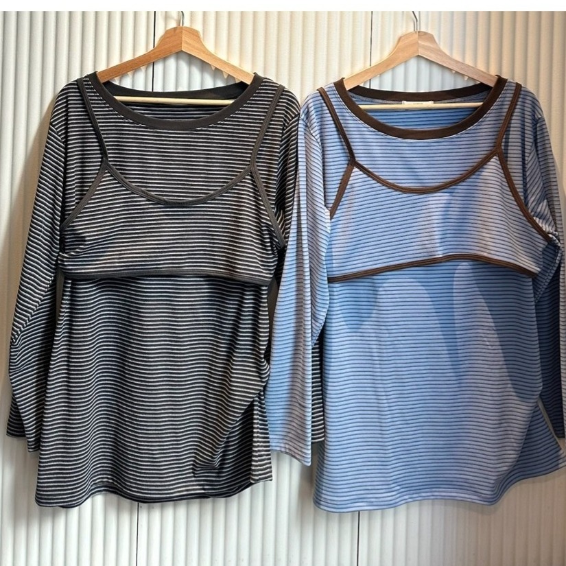 航線細節滿滿1+1上衣-細節圖5