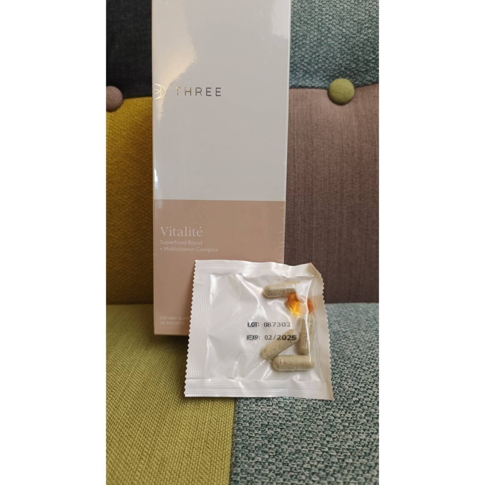 Vitalite THREE食品 胡蘿蔔素 多種維生素 魚油 B群 胺基酸 礦質質 鈣鐵鎂 益生菌 能量 全營養-細節圖3