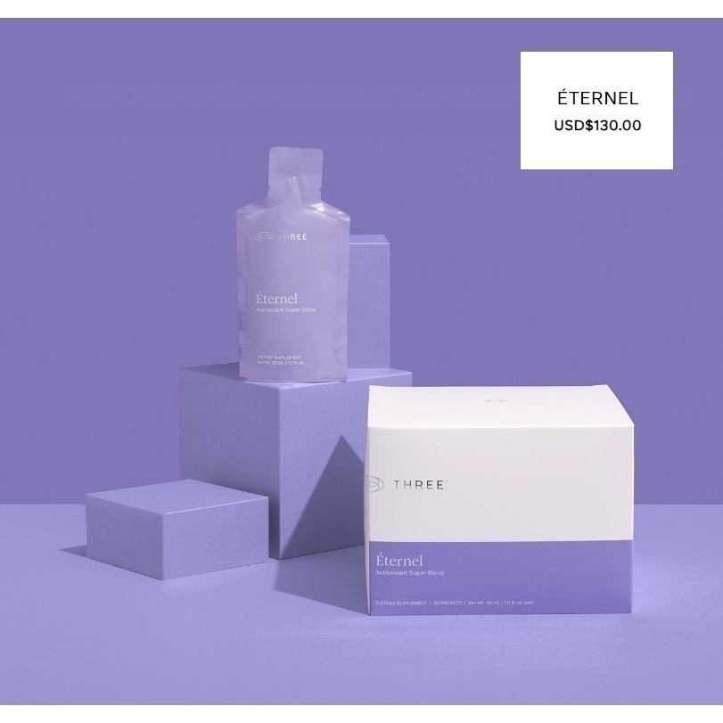 THREE食品 Eternel 白藜蘆醇 脂質體 PDR 穀胱甘肽 Q10 石榴 自由基 紫外線 養顏美容 健康防護-細節圖3