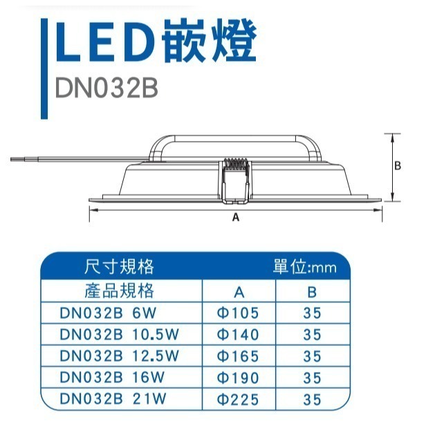 飛利浦LED崁燈 DN032B 9~20公分崁燈五款 LED嵌燈【飛利浦燈具系列可合併燈具一起下單或單獨下單，以利出貨】-細節圖2