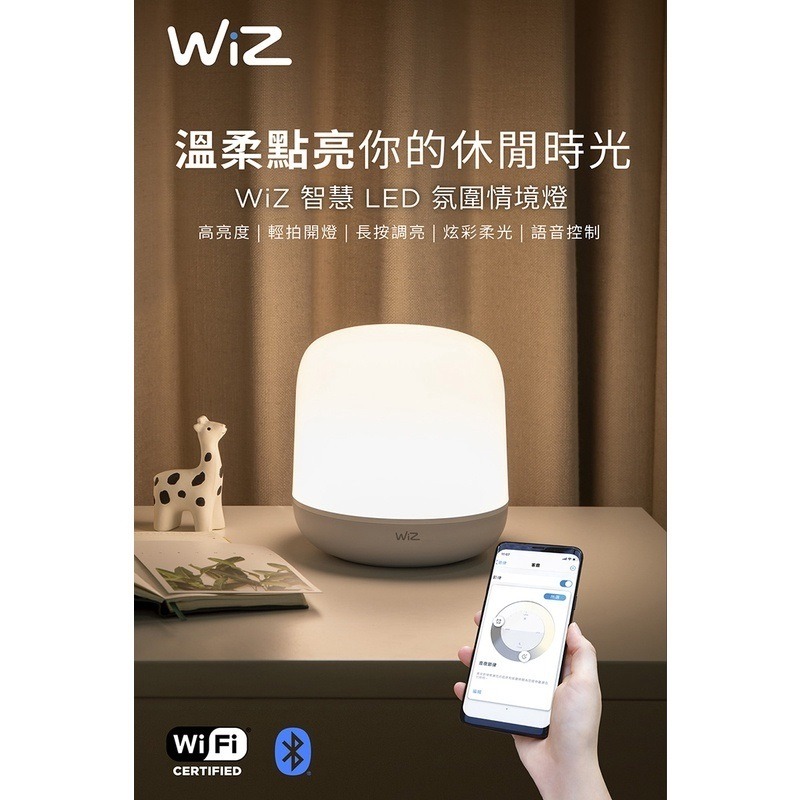 Philips飛利浦 Smart LED WiZ智慧照明 LED氛圍情境燈【飛利浦燈具系列可合併燈具一起下單或單獨下單】-細節圖5