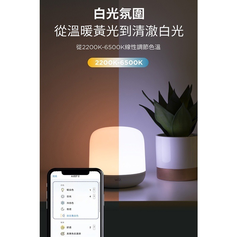 Philips飛利浦 Smart LED WiZ智慧照明 LED氛圍情境燈【飛利浦燈具系列可合併燈具一起下單或單獨下單】-細節圖6