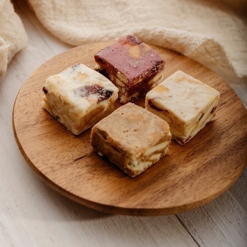 六度本舖 閃亮金磚禮盒 牛軋餅及MINI磚 綜合牛軋餅(牛奶.蔓越莓) 幸福Mini綜合磚(莓果.檸檬)-細節圖4