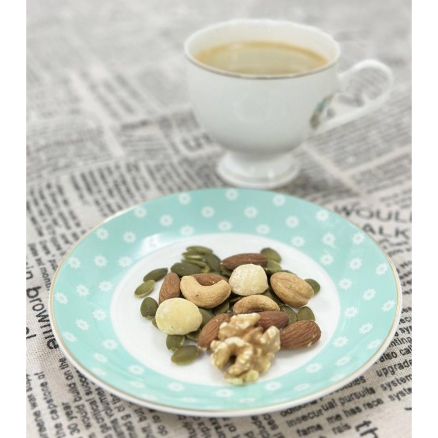 六度本舖無調味烘烤綜合堅果/夾鏈袋 25公克隨手包X8包-細節圖6