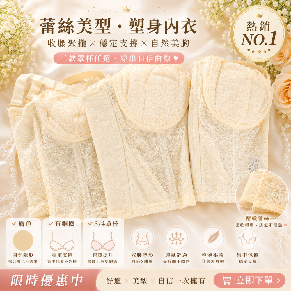 雅筑調整型內衣護型（可拆肩帶）存貨出清，原包裝無真空包裝勿與最新品比較，調整型內衣屬貼身衣物不可退換貨，下標前請確認尺寸-細節圖5