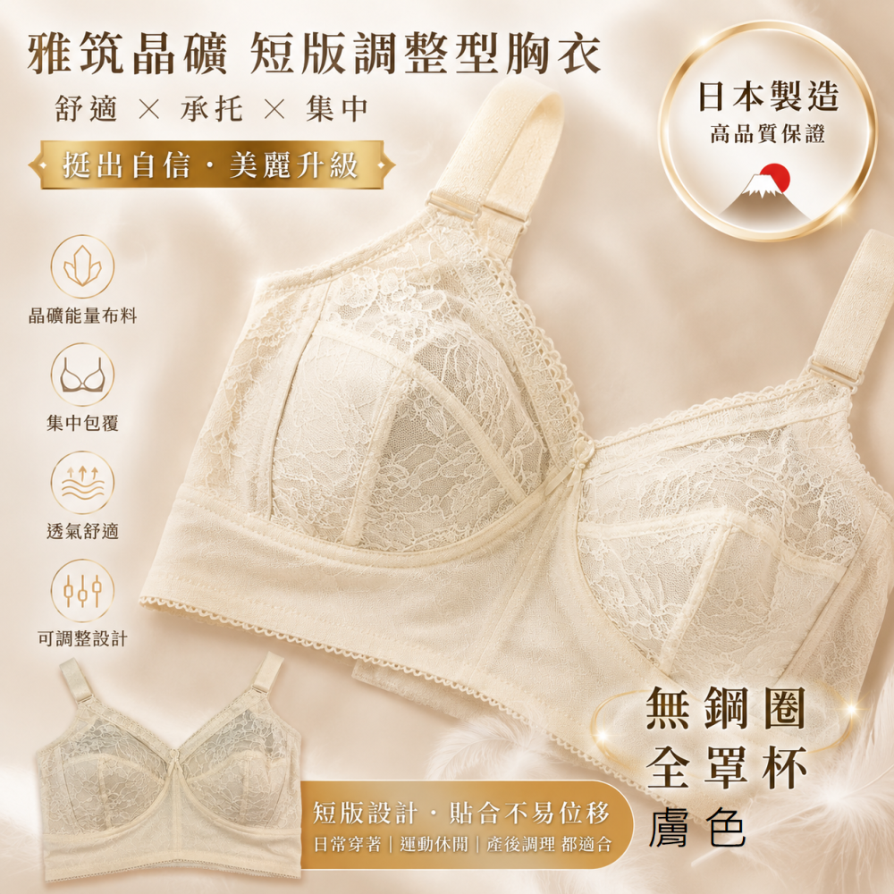 雅筑短版調整型內衣存貨出清，原包裝非真空包裝，請勿與最新品相較。調整型內衣屬貼身衣物不可退換貨，下標前請確認尺寸-細節圖2