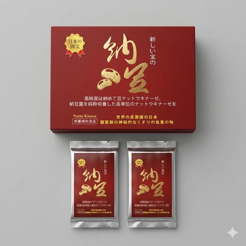 新寶納豆複方食品60粒/盒 500mg/粒 納豆激酶-細節圖2