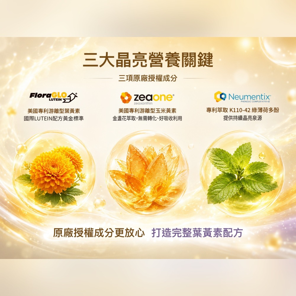 營養師這一家葉黃素30粒/盒 FloraGLO 專利葉黃素-細節圖7