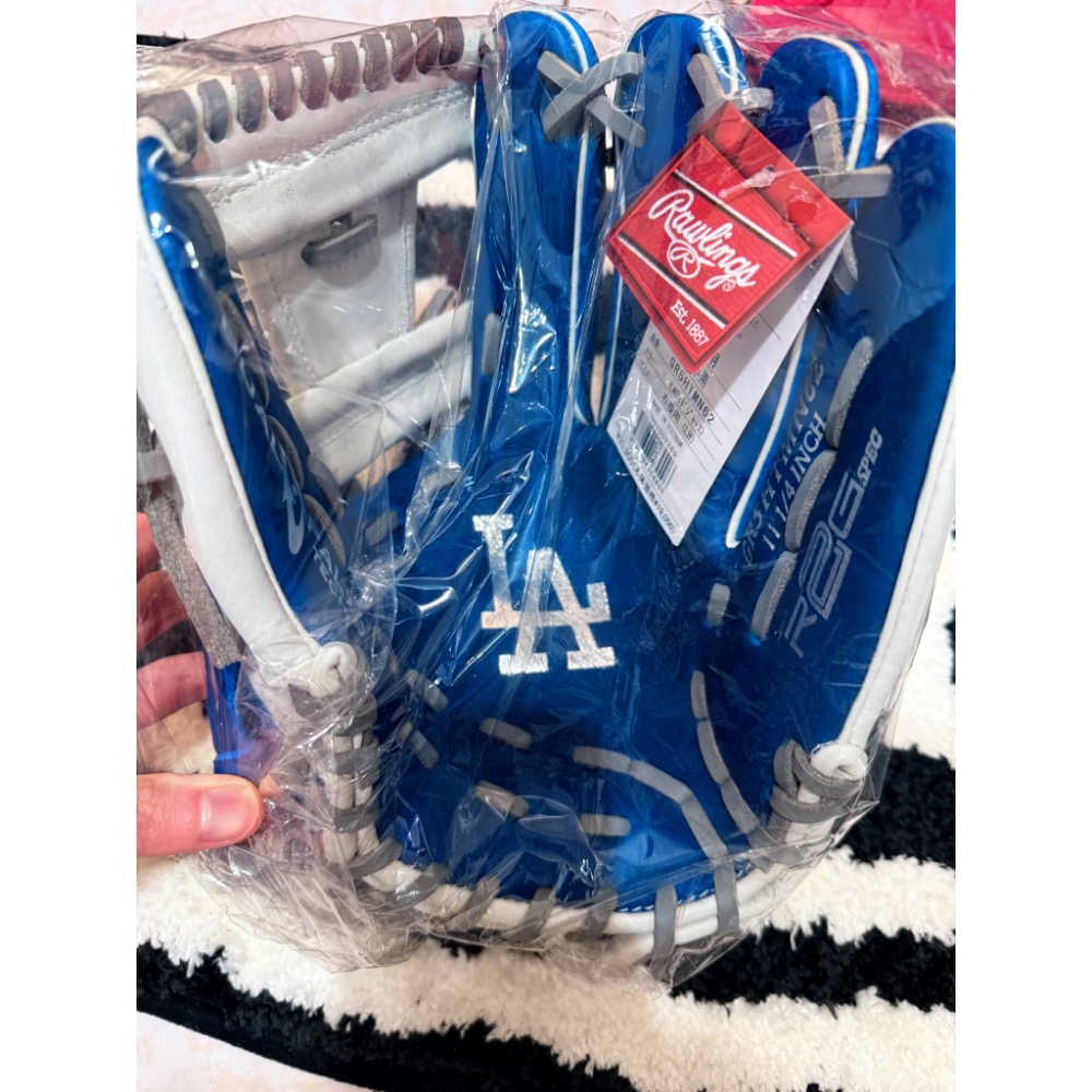 【全新】Rawlings 道奇隊 棒球手套 內野手 右投戴左手-細節圖3