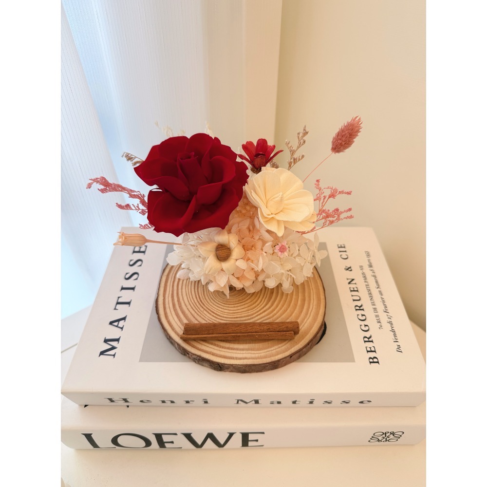永生花名片座/花禮/開幕誌慶/賀禮/不凋花/玫瑰花/名牌架/照片架/喬遷禮-細節圖5