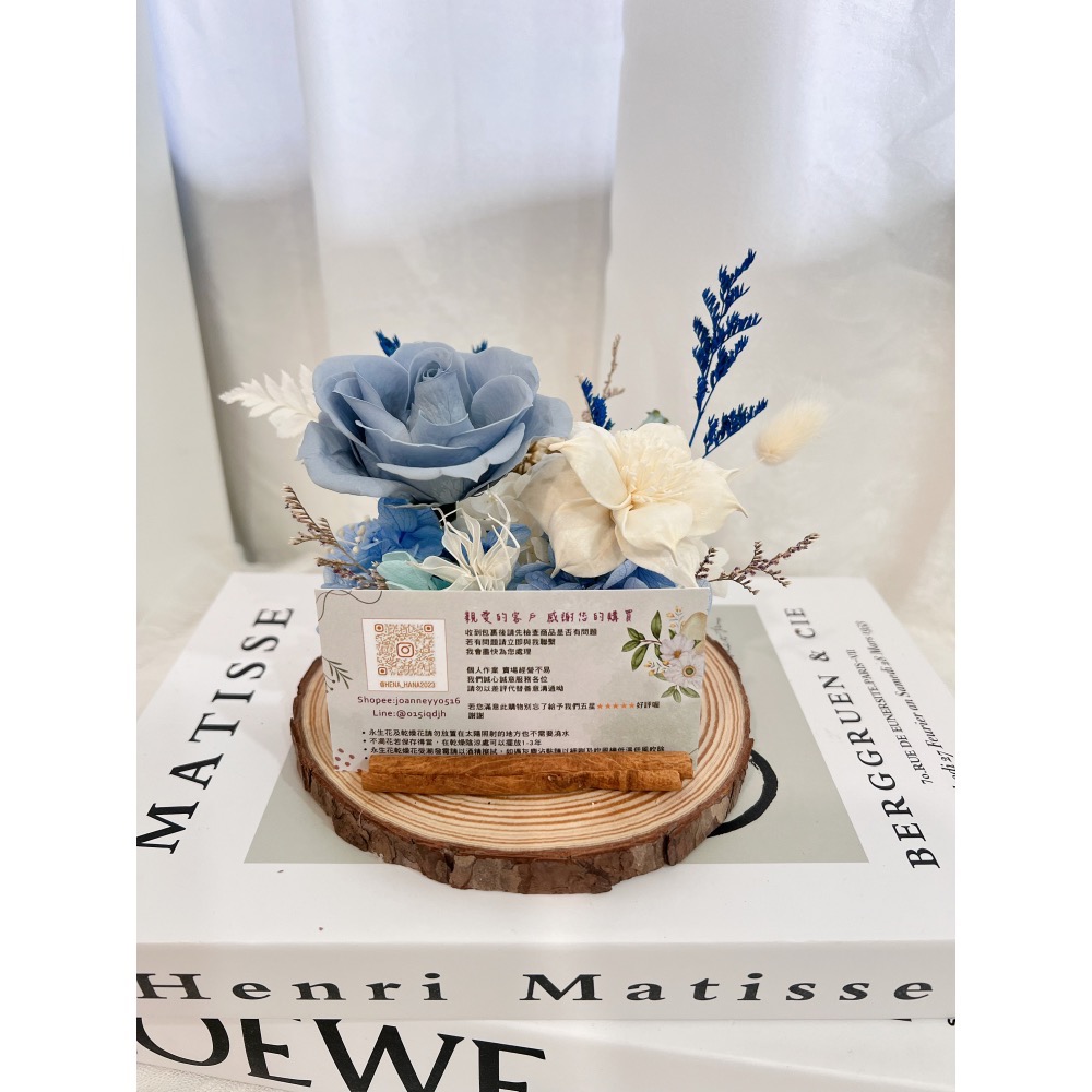永生花名片座/花禮/開幕誌慶/賀禮/不凋花/玫瑰花/名牌架/照片架/喬遷禮-細節圖10