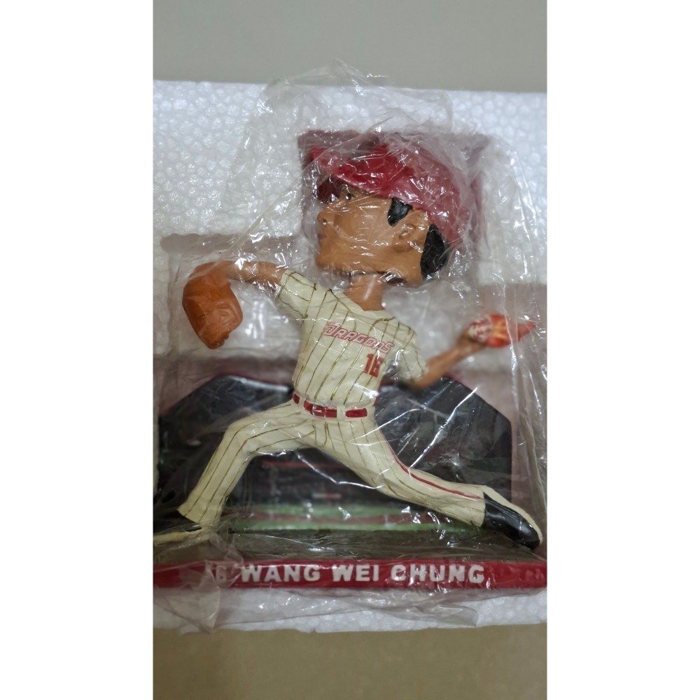 中華職棒 味全龍 龍王 王維中 搖頭娃娃 搖頭公仔 台鋼雄鷹-細節圖2