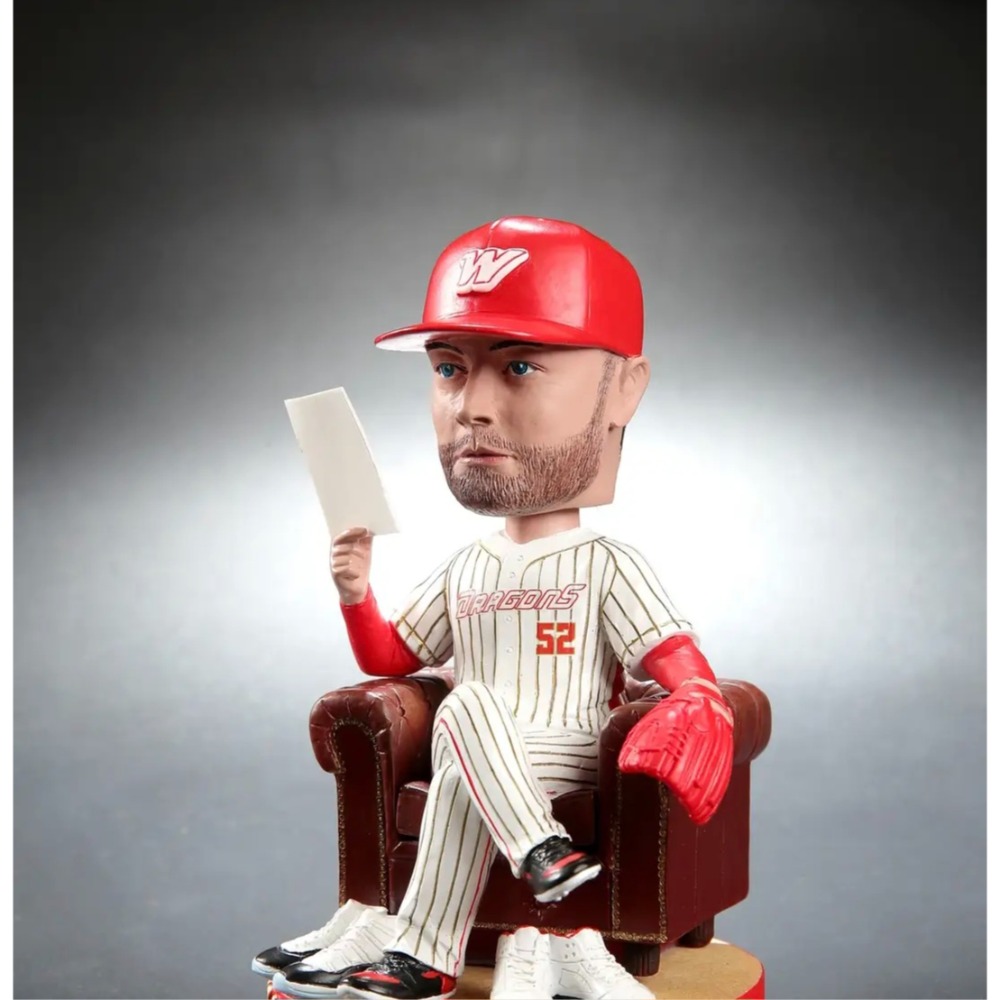 味全龍伍鐸搖頭娃娃搖頭公仔 富邦悍將 中信兄弟-細節圖3