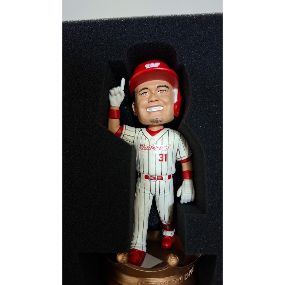 味全龍林智勝全壘打王290轟搖頭娃娃搖頭公仔 Lamigo 中信兄弟-細節圖3
