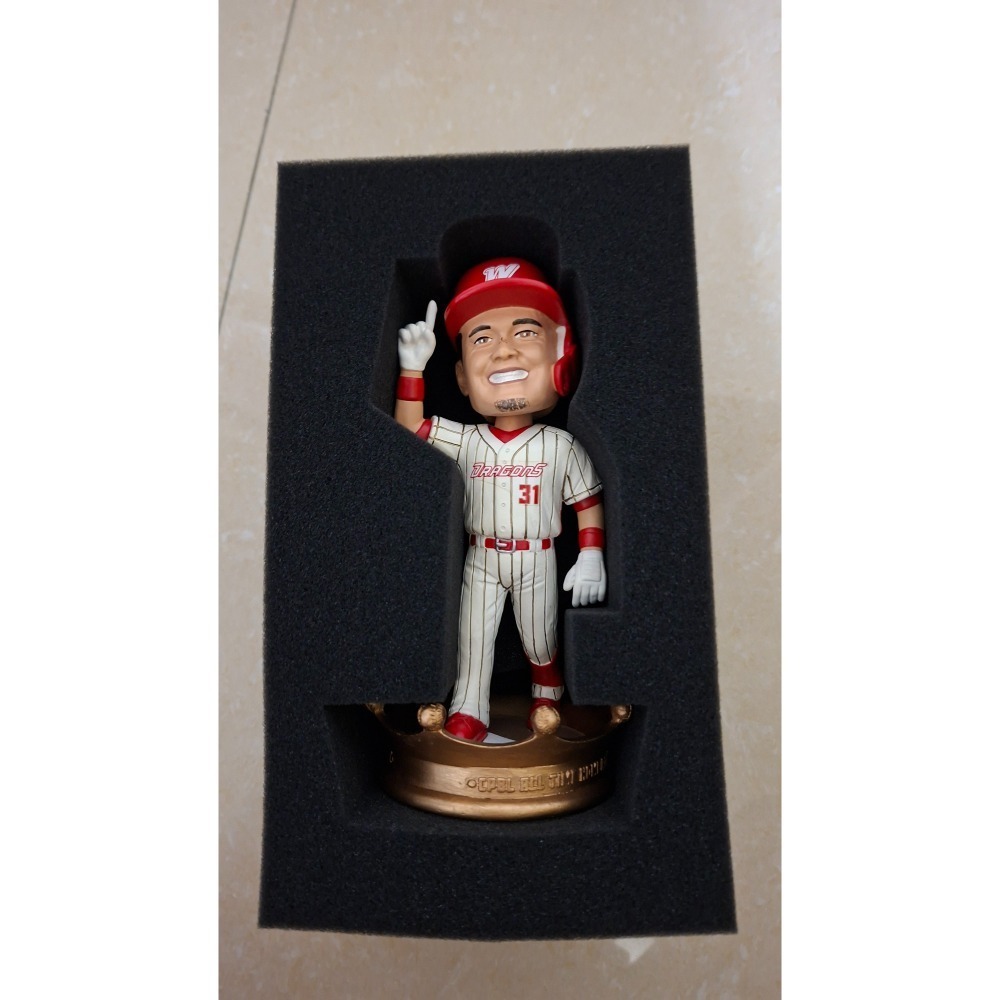 味全龍林智勝全壘打王290轟搖頭娃娃搖頭公仔 Lamigo 中信兄弟-細節圖4