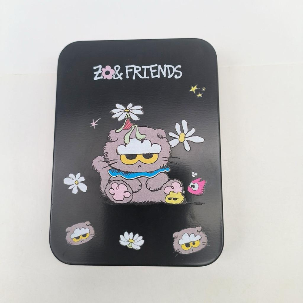 現貨在台）GD權志龍貓咪Zoa飯制鐵盒-細節圖2