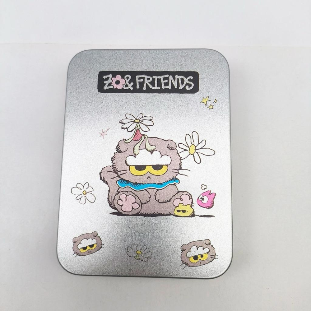 現貨在台）GD權志龍貓咪Zoa飯制鐵盒-細節圖5